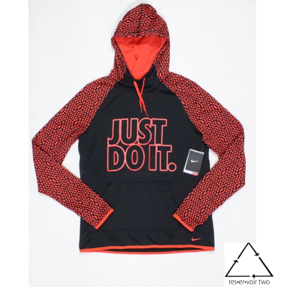 Nike Therma All Time Mirror Mesh Training Hoodie - Picture 1 of 6